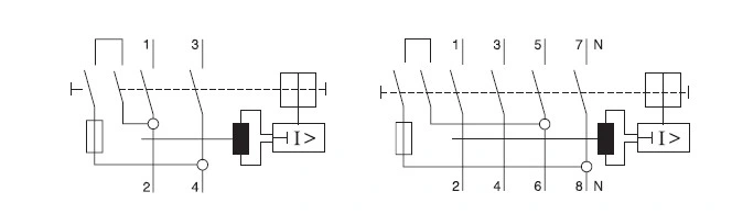 Sontuoec Nfin 30mA 100A 2p, 4p Residual Current Circuit Breaker Device RCD Electronic /Magnetic Type