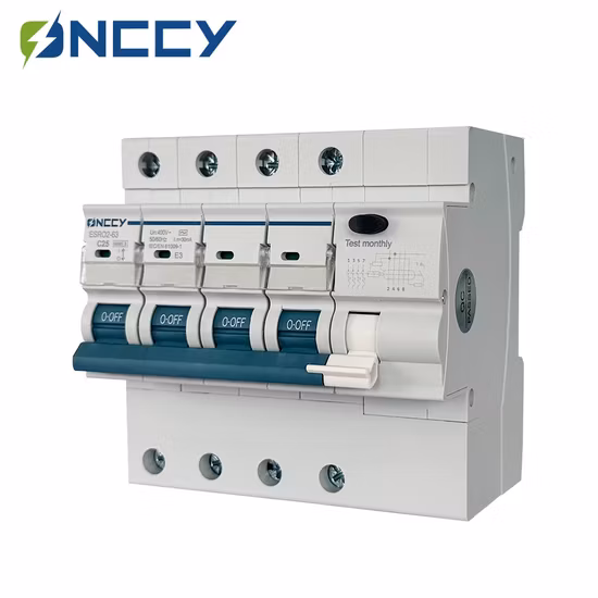 RCCB B Modelo 2p 4p Disyuntor de corriente residual con aprobaciones CE/CB